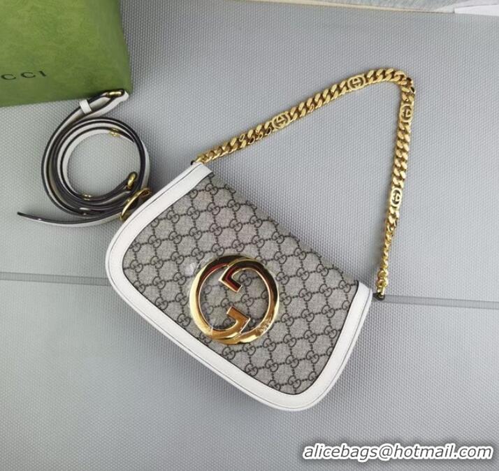 Top Quality Gucci GG Supreme canvas Blondie shoulder bag 699268 white