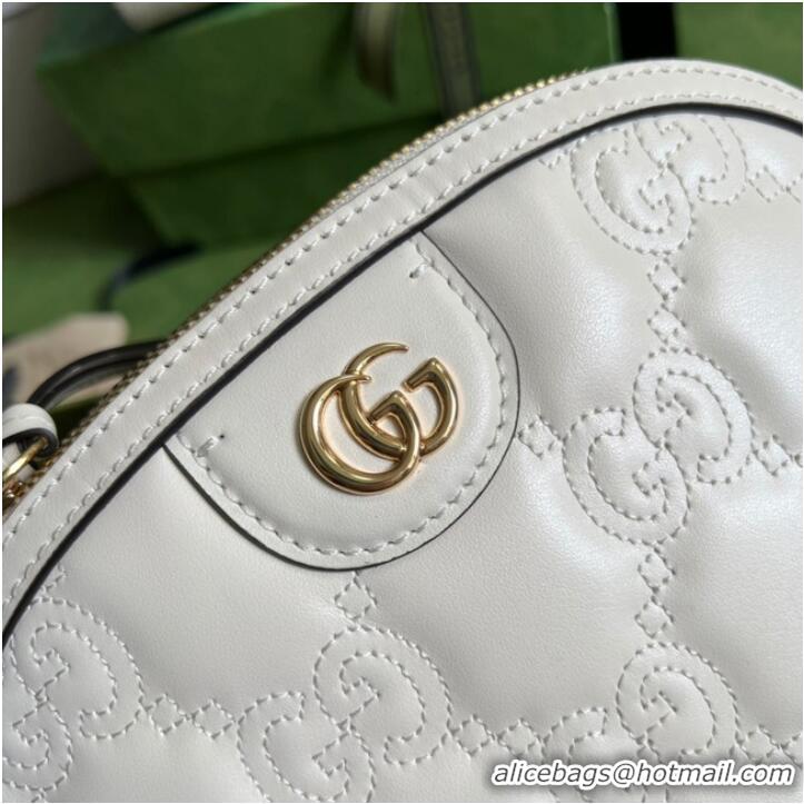 Good Product Gucci GG Matelasse leather shoulder bag 702229 white