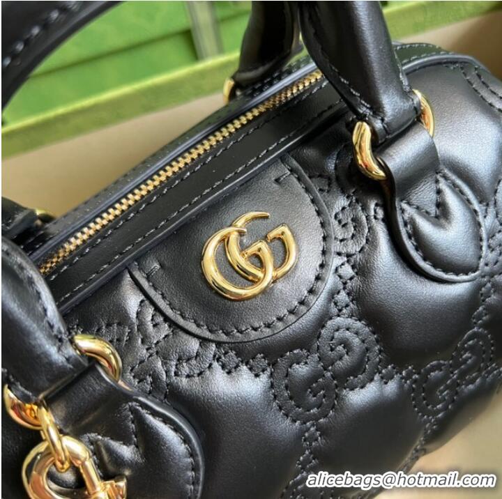 Sale Promotional Gucci GG Matelasse leather top handle bag 702251 black