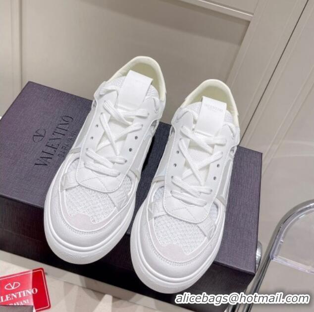 Purchase Valentino VLTN Calfskin Low-top Sneakers White 062539