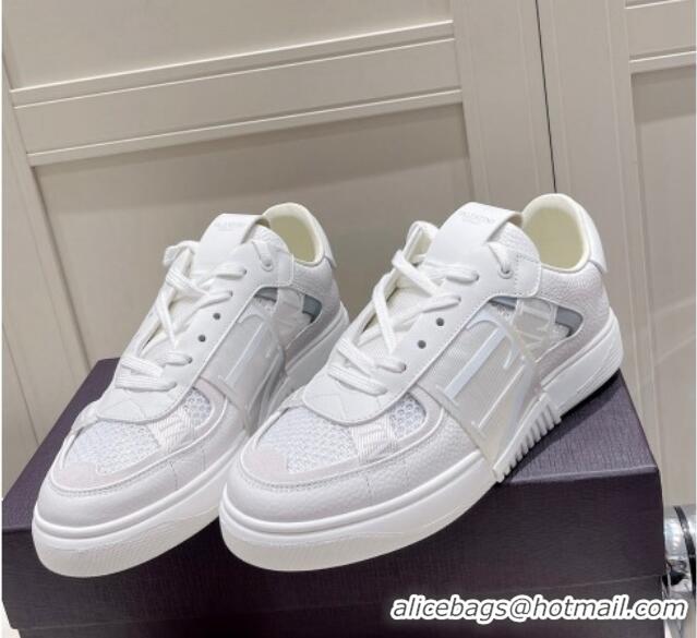 Purchase Valentino VLTN Calfskin Low-top Sneakers White 062539