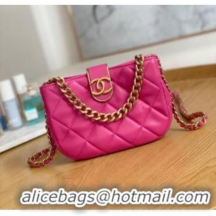 Good Product Chanel SMALL HOBO BAG AS3475 Fuchsia