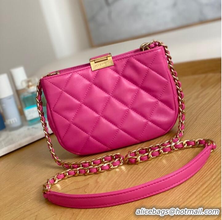 Good Product Chanel SMALL HOBO BAG AS3475 Fuchsia