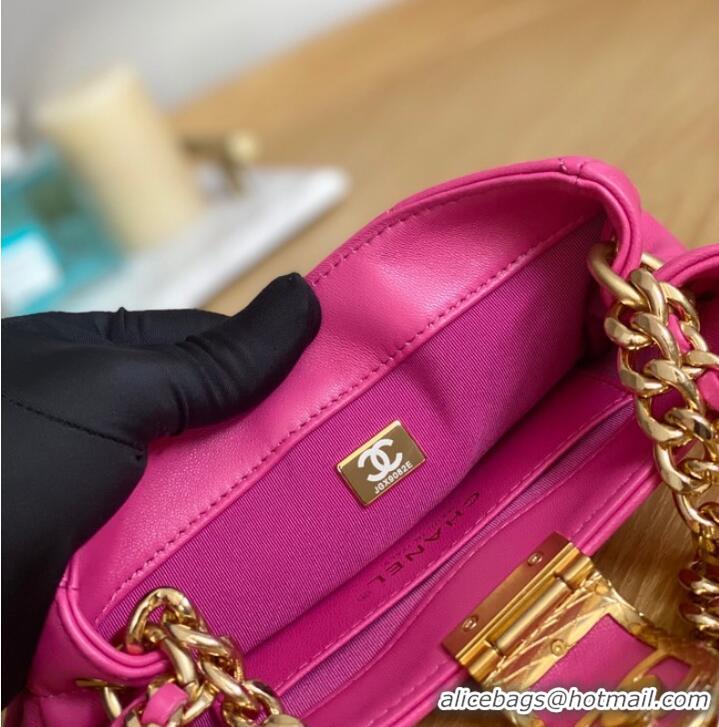 Good Product Chanel SMALL HOBO BAG AS3475 Fuchsia