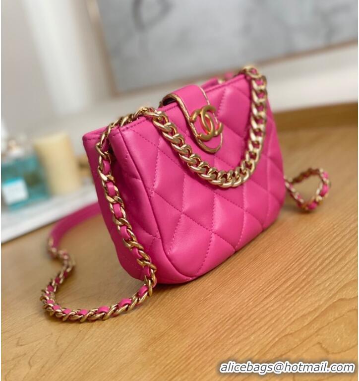 Good Product Chanel SMALL HOBO BAG AS3475 Fuchsia