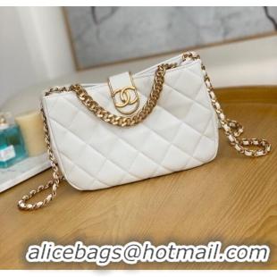 Best Product Chanel SMALL HOBO BAG AS3476 white