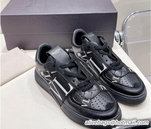 Pretty Style Valentino VLTN Calfskin Low-top Sneakers White/Black 062546