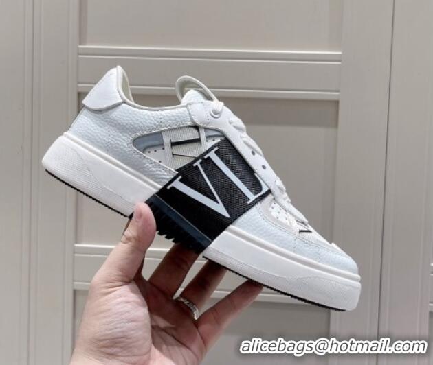 Low Cost Valentino VLTN Calfskin Low-top Sneakers White/Black 062560