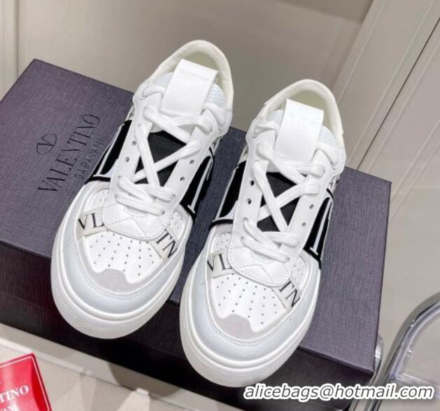 Low Cost Valentino VLTN Calfskin Low-top Sneakers White/Black 062560