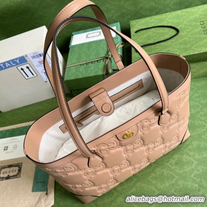 Grade Design Gucci GG Matelasse leather medium tote 631685 Beige