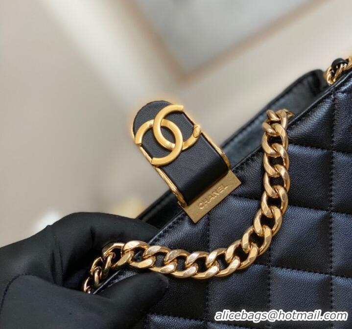 Super Quality Chanel SMALL HOBO BAG AS3476 Black