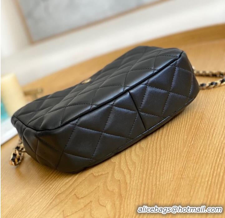 Super Quality Chanel SMALL HOBO BAG AS3476 Black