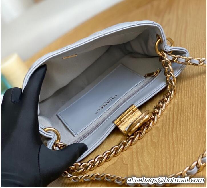 Pretty Style Chanel SMALL HOBO BAG AS3476 gray