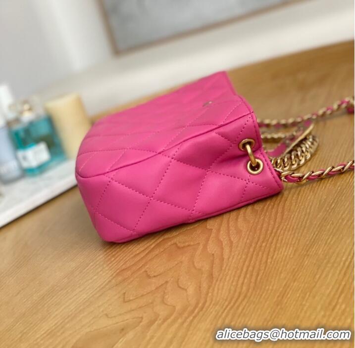 Traditional Specials Chanel SMALL HOBO BAG AS3476 Fuchsia