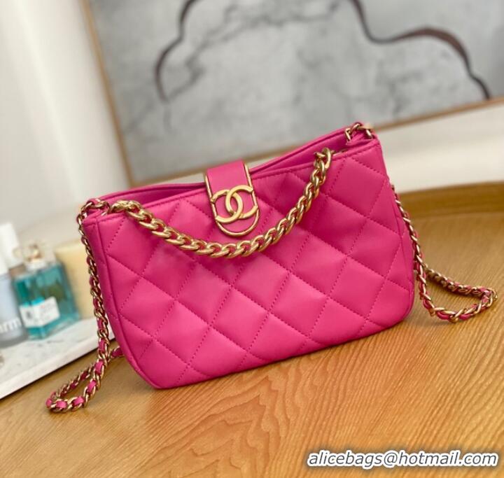 Traditional Specials Chanel SMALL HOBO BAG AS3476 Fuchsia