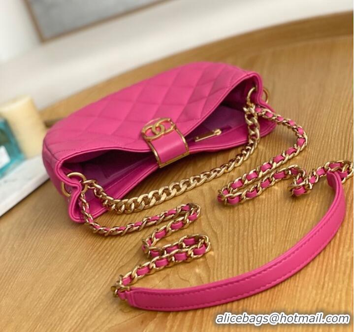 Traditional Specials Chanel SMALL HOBO BAG AS3476 Fuchsia