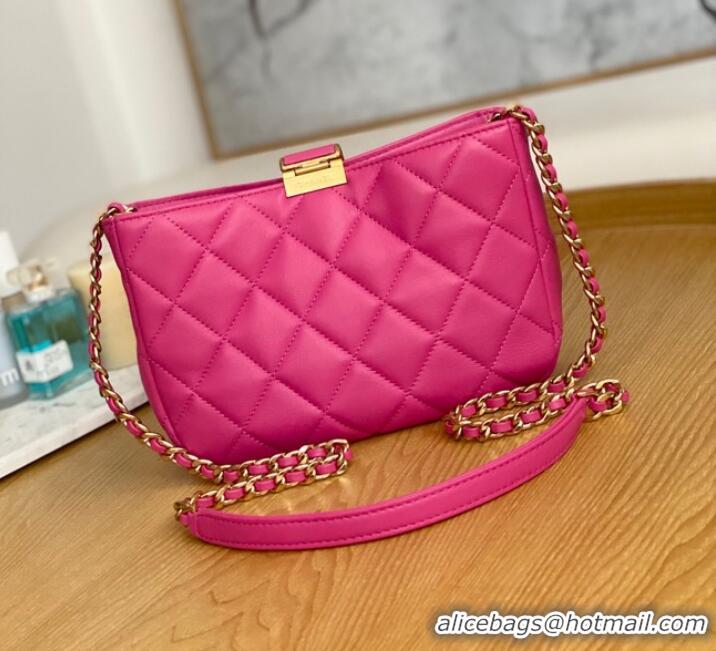 Traditional Specials Chanel SMALL HOBO BAG AS3476 Fuchsia