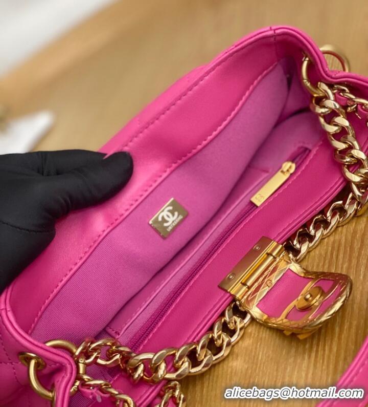 Traditional Specials Chanel SMALL HOBO BAG AS3476 Fuchsia