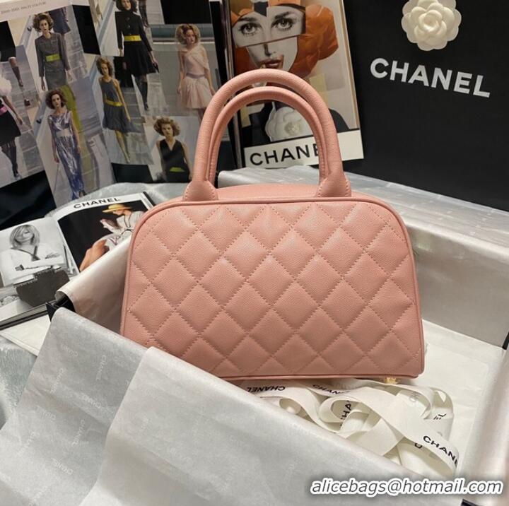 Affordable Price CHANEL Bowling Bag AS3034 pink