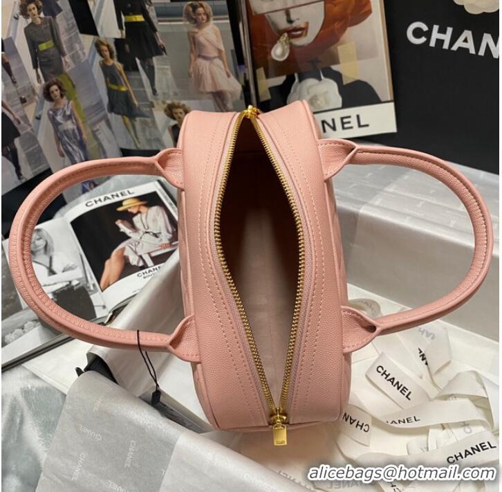 Affordable Price CHANEL Bowling Bag AS3034 pink