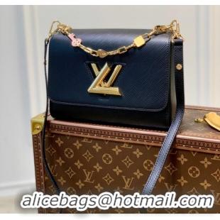 Unique Grade Louis Vuitton TWIST MM M20846 Black