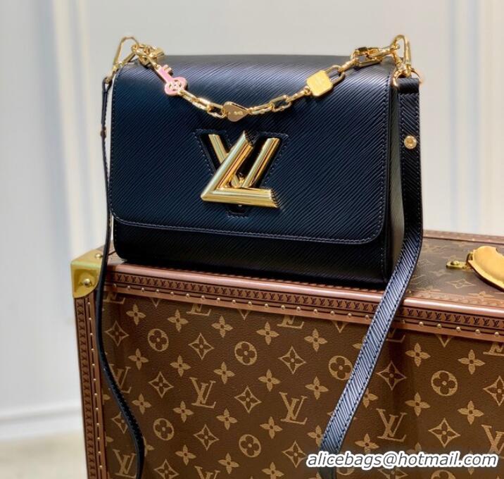 Unique Grade Louis Vuitton TWIST MM M20846 Black