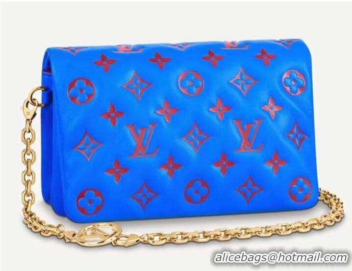 Good Taste Louis Vuitton POCHETTE COUSSIN M80742 blue