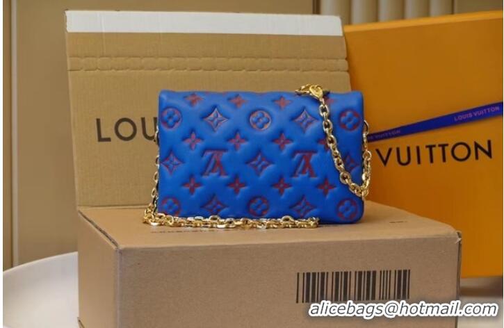 Good Taste Louis Vuitton POCHETTE COUSSIN M80742 blue