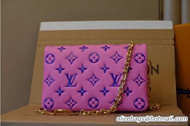 New Style Louis Vuitton POCHETTE COUSSIN M80742 rose