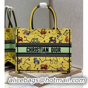 Shop Design MEDIUM DIOR BOOK TOTE Embroidery M1296ZRUV-5