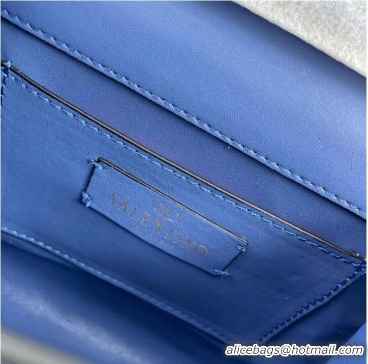 Promotional VALENTINO GARAVANI VSLING Shiny diamond Mini totebag XW2B1G9 Blue&silver-Tone Metal