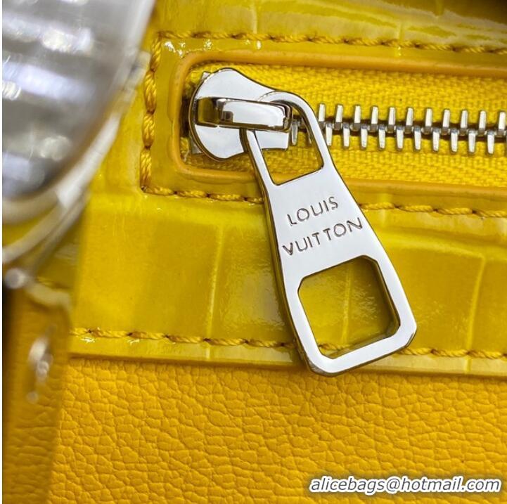 Top Quality Louis Vuitton crocodile skin CAPUCINES M48866 yelow