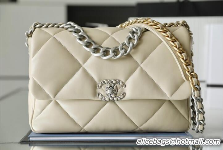 Promotional CHANEL 19 HANDBAG AS1160 AS1161 cream