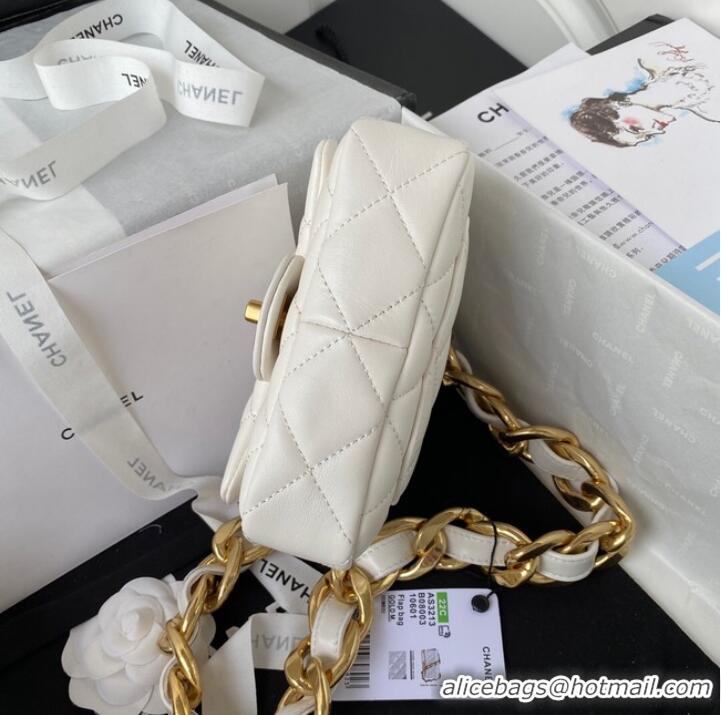 Well Crafted CHANEL MINI FLAP BAG AS3213 white