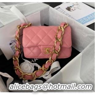 Well Crafted CHANEL FLAP BAG AS3214 pink