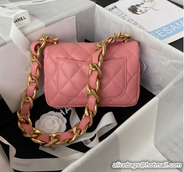 Well Crafted CHANEL FLAP BAG AS3214 pink