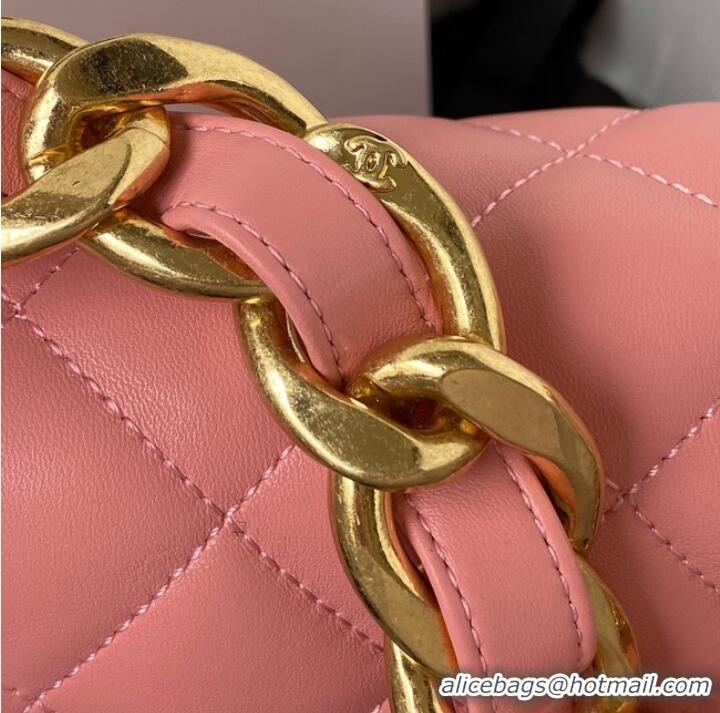 Well Crafted CHANEL FLAP BAG AS3214 pink