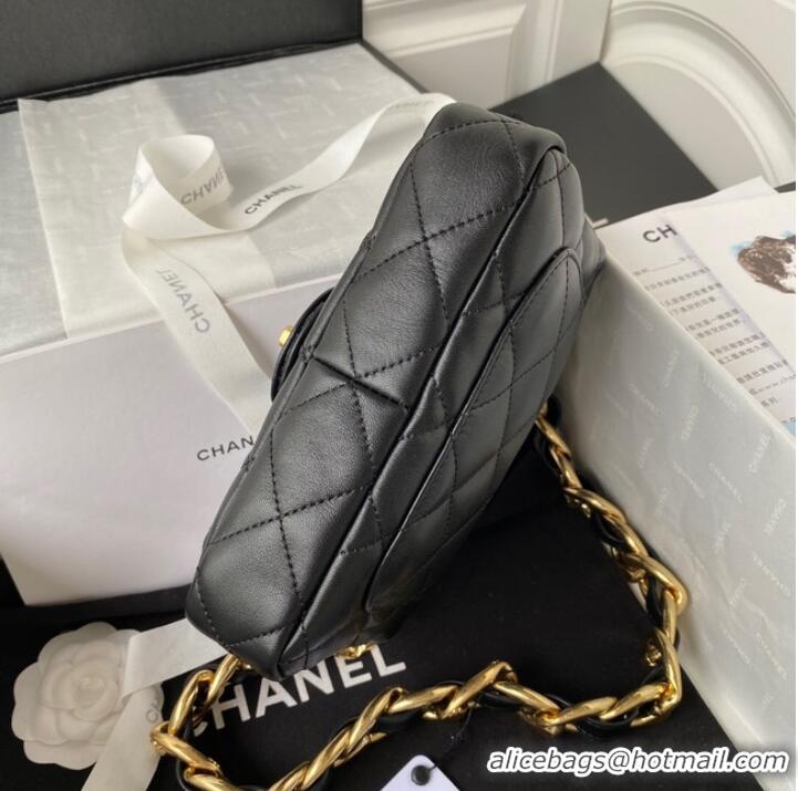 Reasonable Price CHANEL FLAP BAG AS3214 black