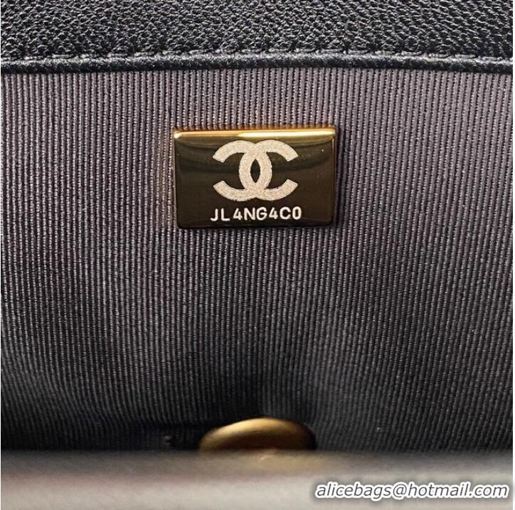 Reasonable Price CHANEL FLAP BAG AS3214 black