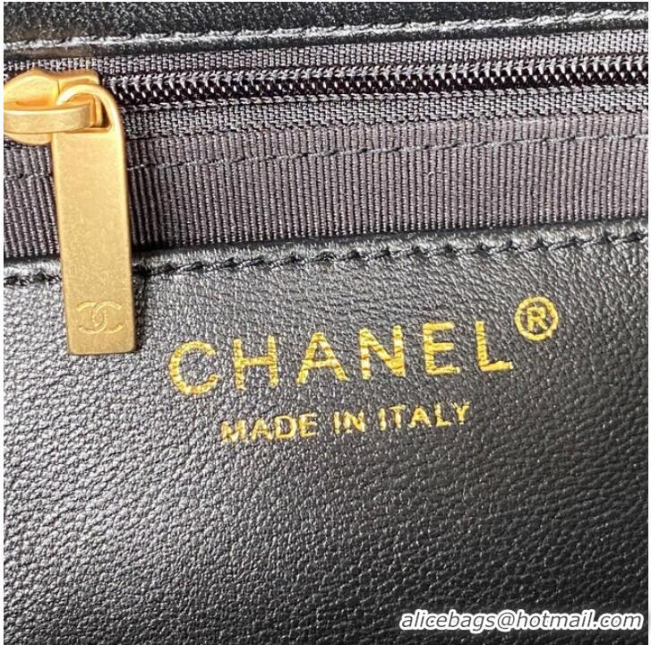 Reasonable Price CHANEL FLAP BAG AS3214 black