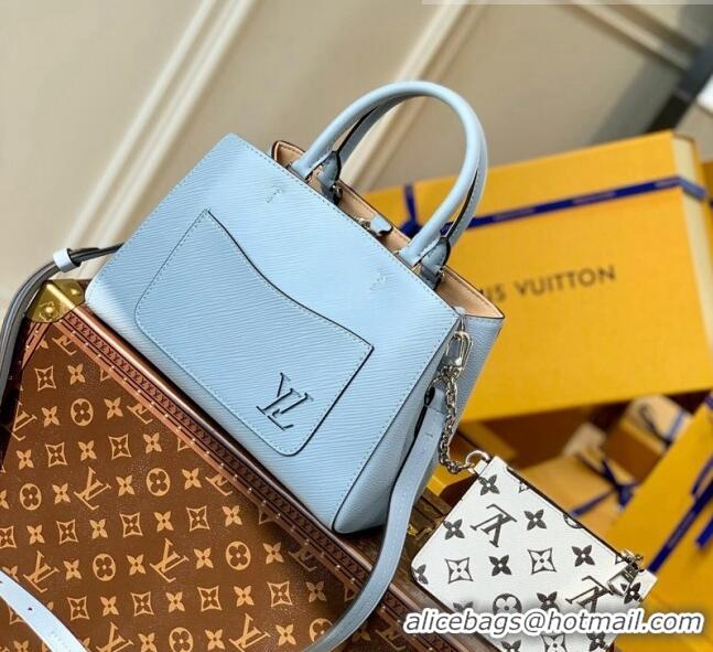 Inexpensive Louis Vuitton Marelle Tote BB Bag in Epi Leather M59950 Blue 2022