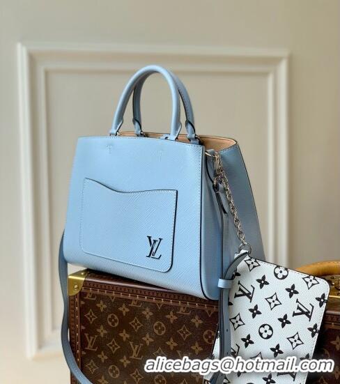 Promotional Louis Vuitton Marelle Tote MM Bag in Epi Leather M59954 Blue 2022