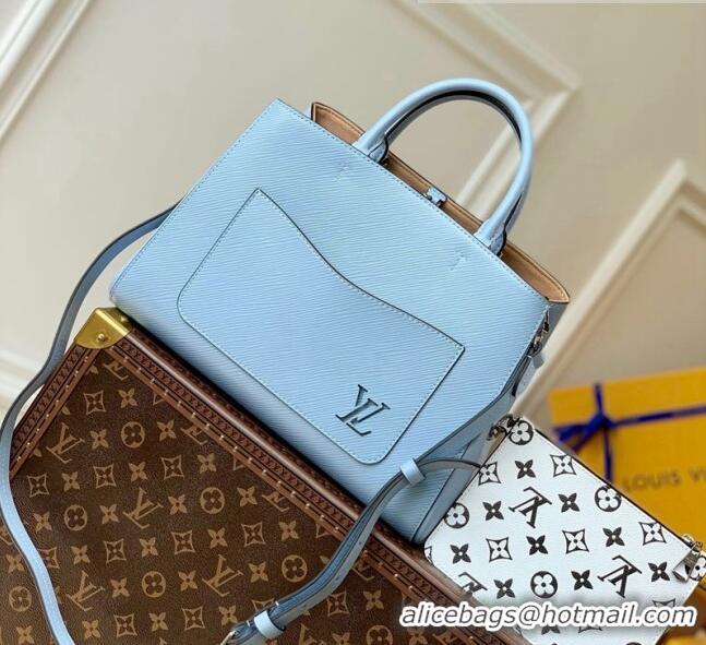 Promotional Louis Vuitton Marelle Tote MM Bag in Epi Leather M59954 Blue 2022