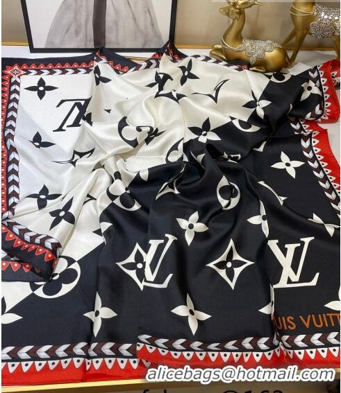 Good Quality Louis Vuitton Monogram Silk Sqaure Scarf 90x90cm LV2232 2022