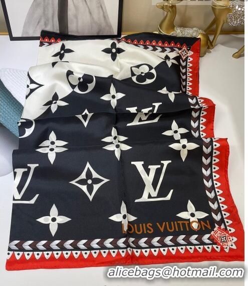 Good Quality Louis Vuitton Monogram Silk Sqaure Scarf 90x90cm LV2232 2022