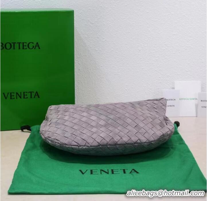 Top Grade Bottega Veneta Mini intrecciato suede top handle bag 651877V1 THUNDER