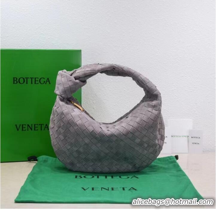 Top Grade Bottega Veneta Mini intrecciato suede top handle bag 651877V1 THUNDER