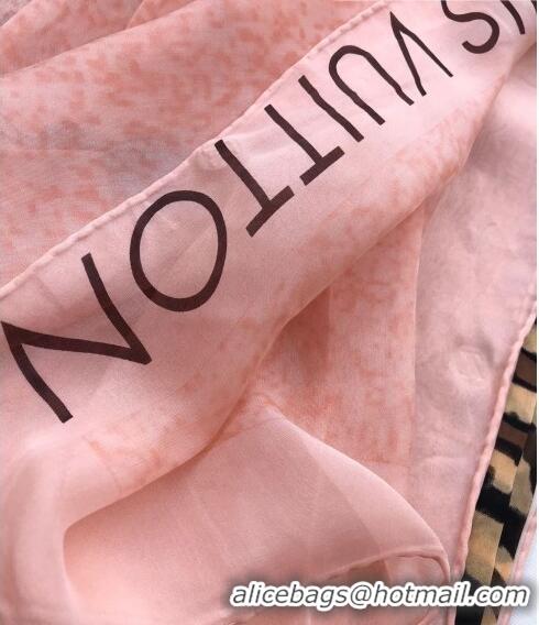 Top Grade Louis Vuitton Silk Long Scarf 140x200cm LVS41312 Pink 2022