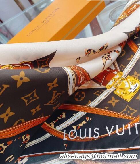 Promotional Louis Vuitton Wild At Heart 70 Silk Square Scarf 90x90cm LVS41320 Brown 2022