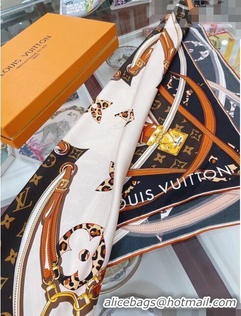 Promotional Louis Vuitton Wild At Heart 70 Silk Square Scarf 90x90cm LVS41320 Brown 2022